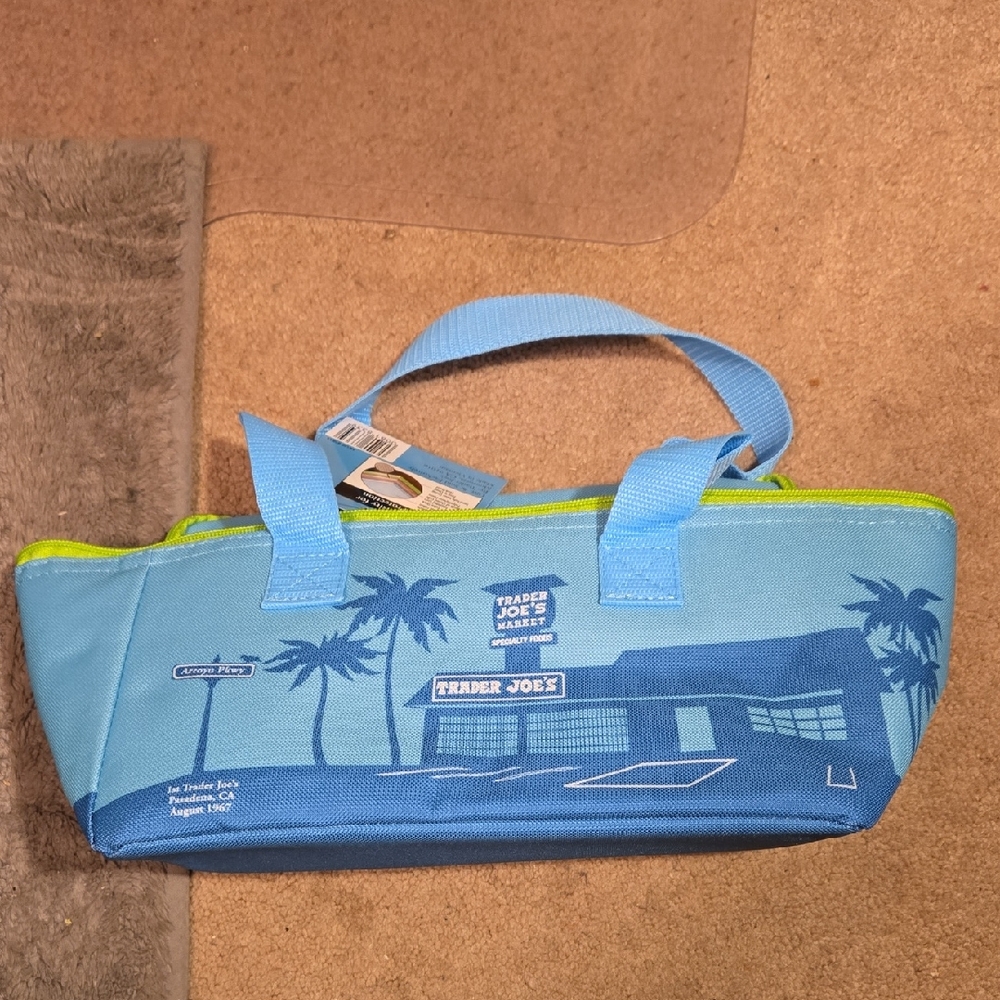 Trader Joe's Blue Insulated Bag